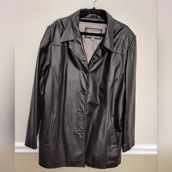 Wilsons Leather Jacket BLACK SIZE 2X - Picture 1 of 5
